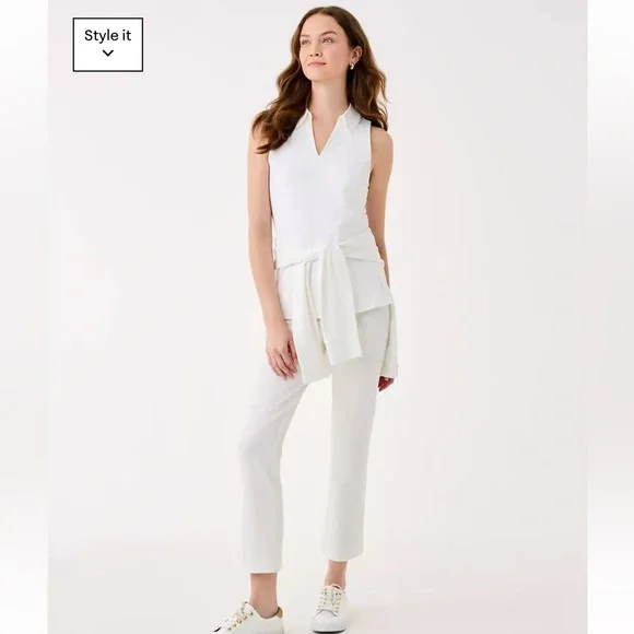 Lilly Pulitzer Luxletic White Pants - Picture 1 of 5